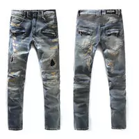 balmain jeans slim nouveaux styles 2 hole